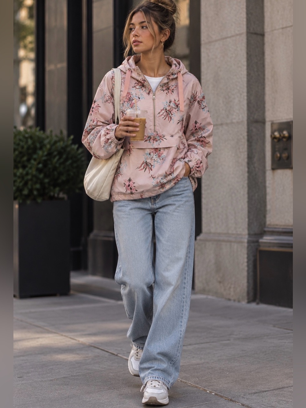 George Floral windbreaker jacket